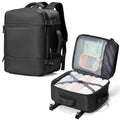 Casual Anti-Theft Business Backpack with Soft Zipper Closure Waterproof Multi-Compartment Portable Soft Polyester Lining
